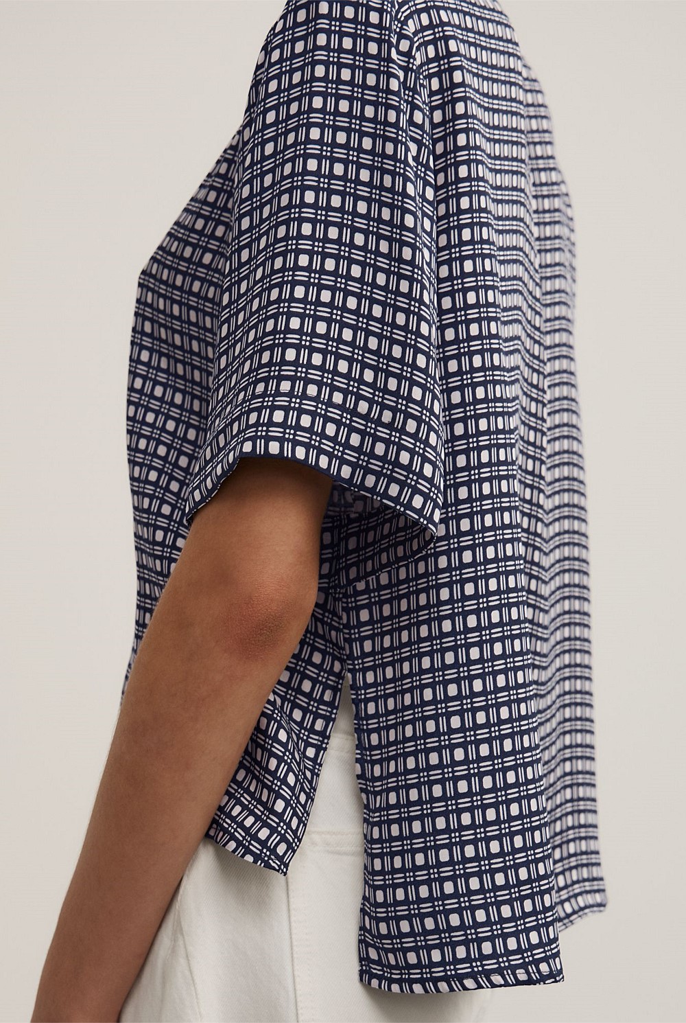 Scarf Print Shirt