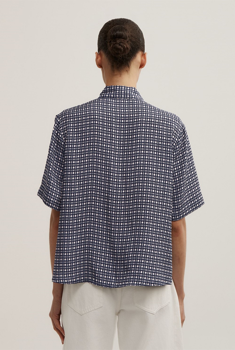 Scarf Print Shirt