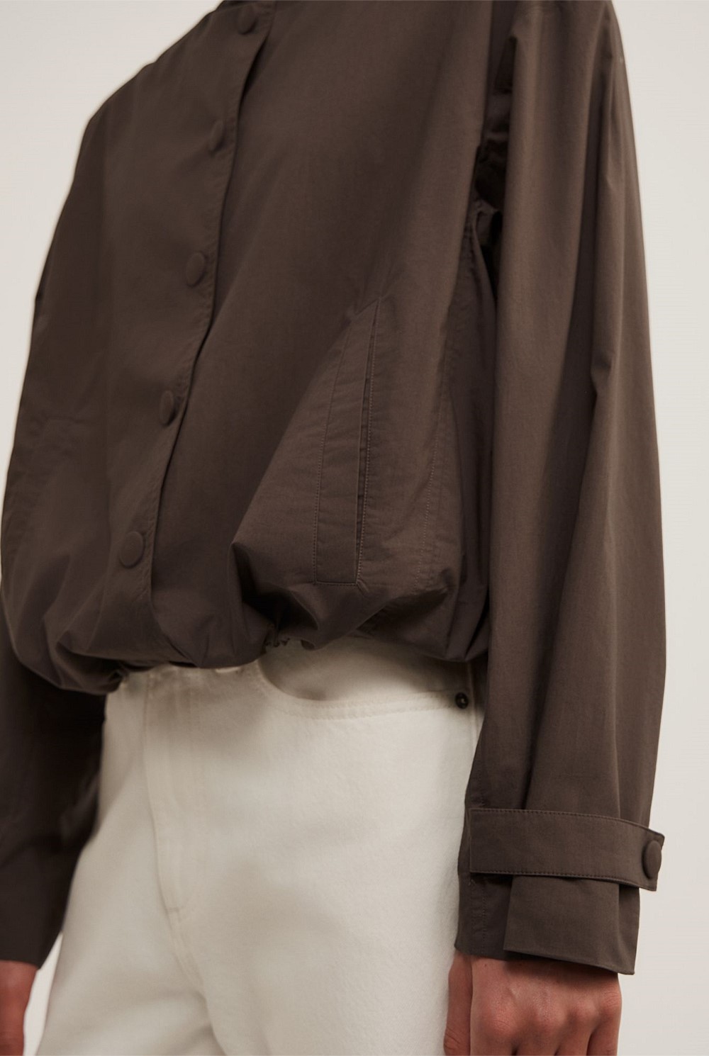 Poplin Funnel Jacket