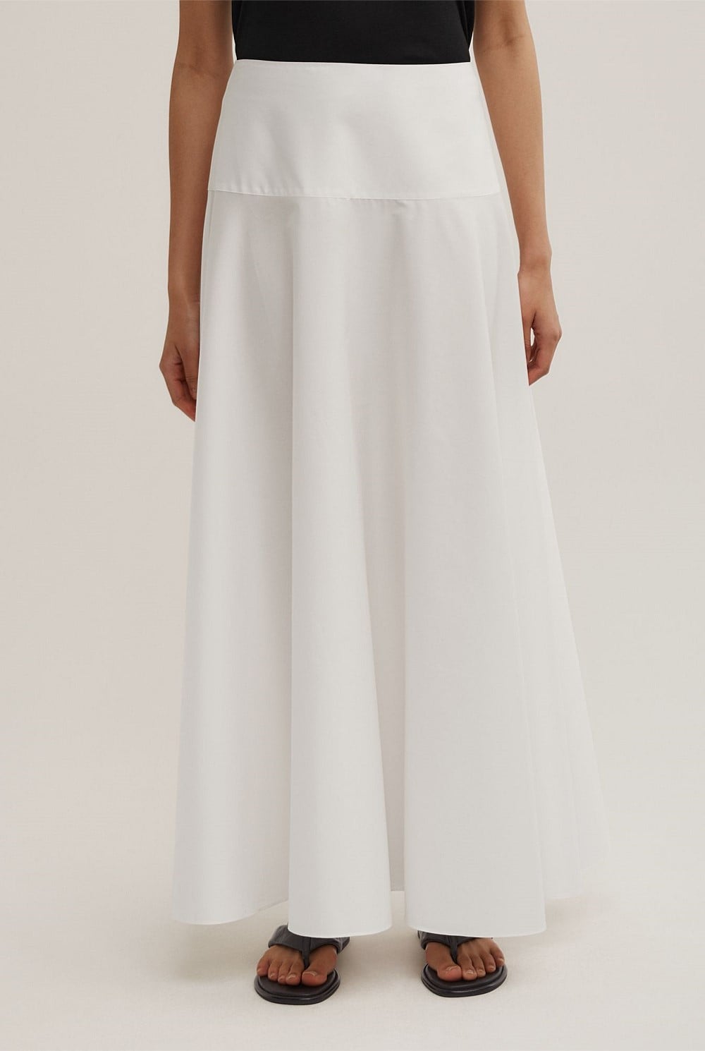 Cotton Basque Skirt