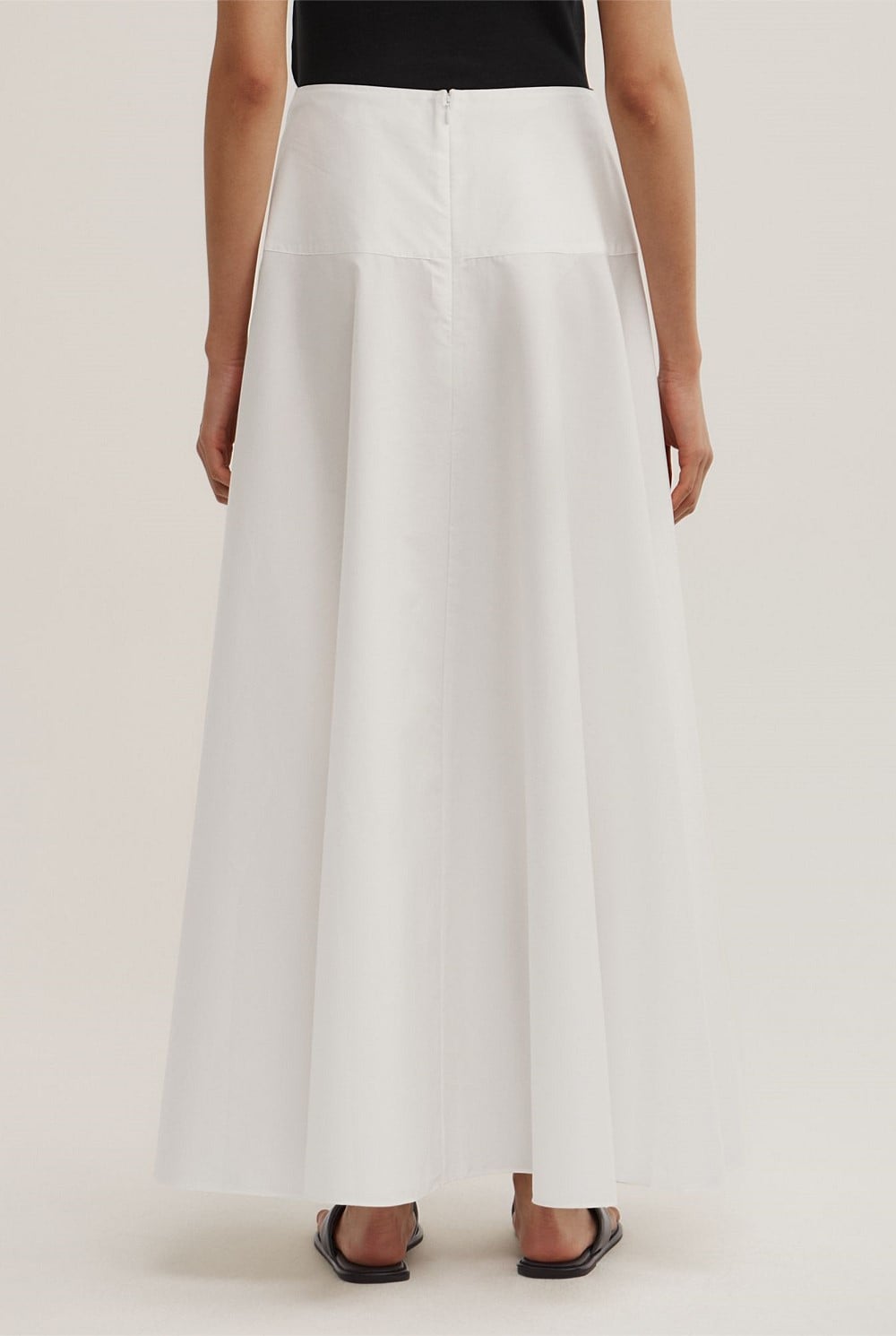 Cotton Basque Skirt