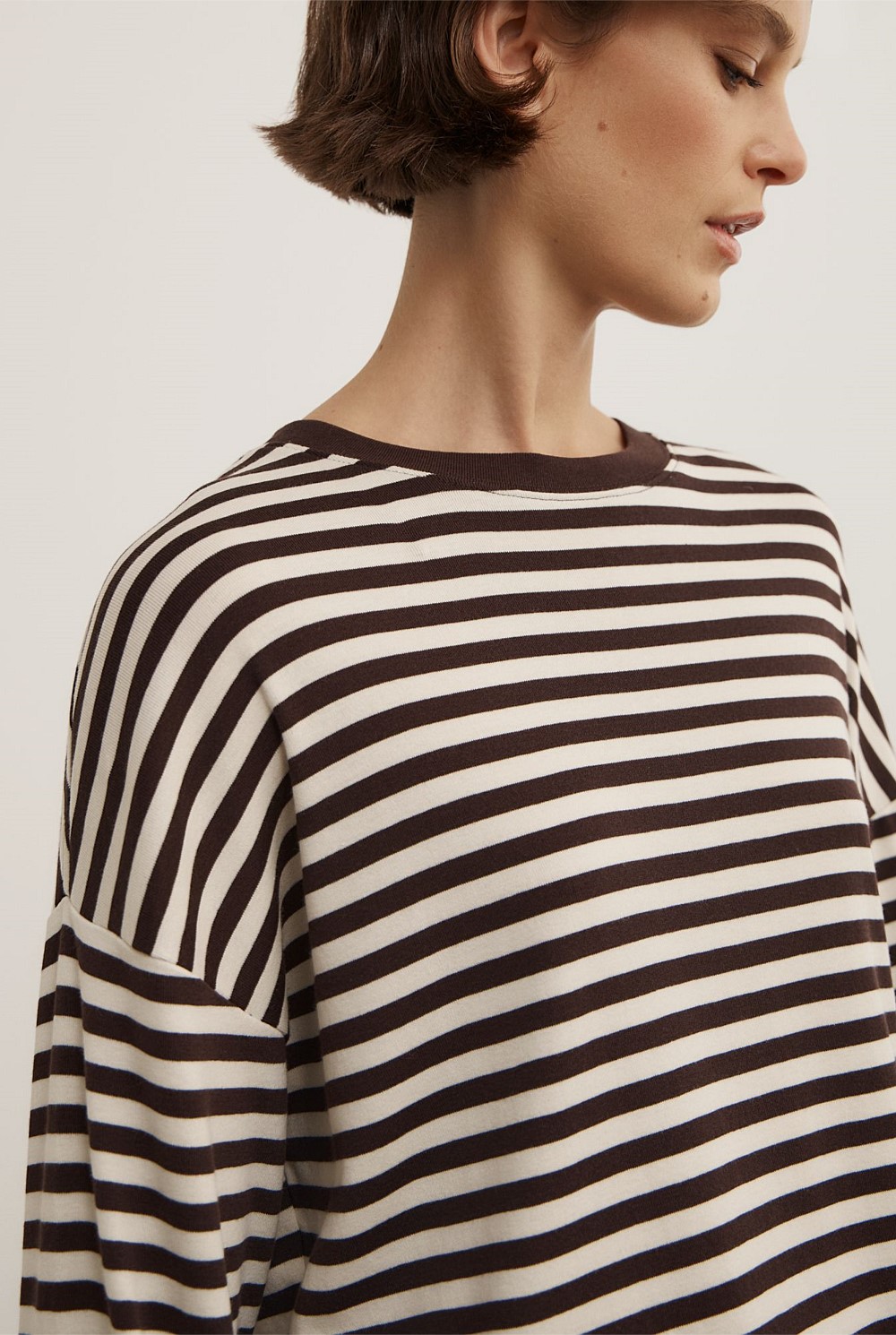 Crew Long Sleeve Stripe T-Shirt