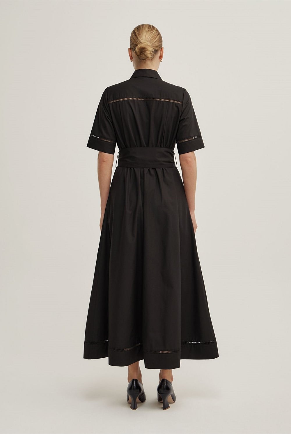 Trim Detail Shirt Dress