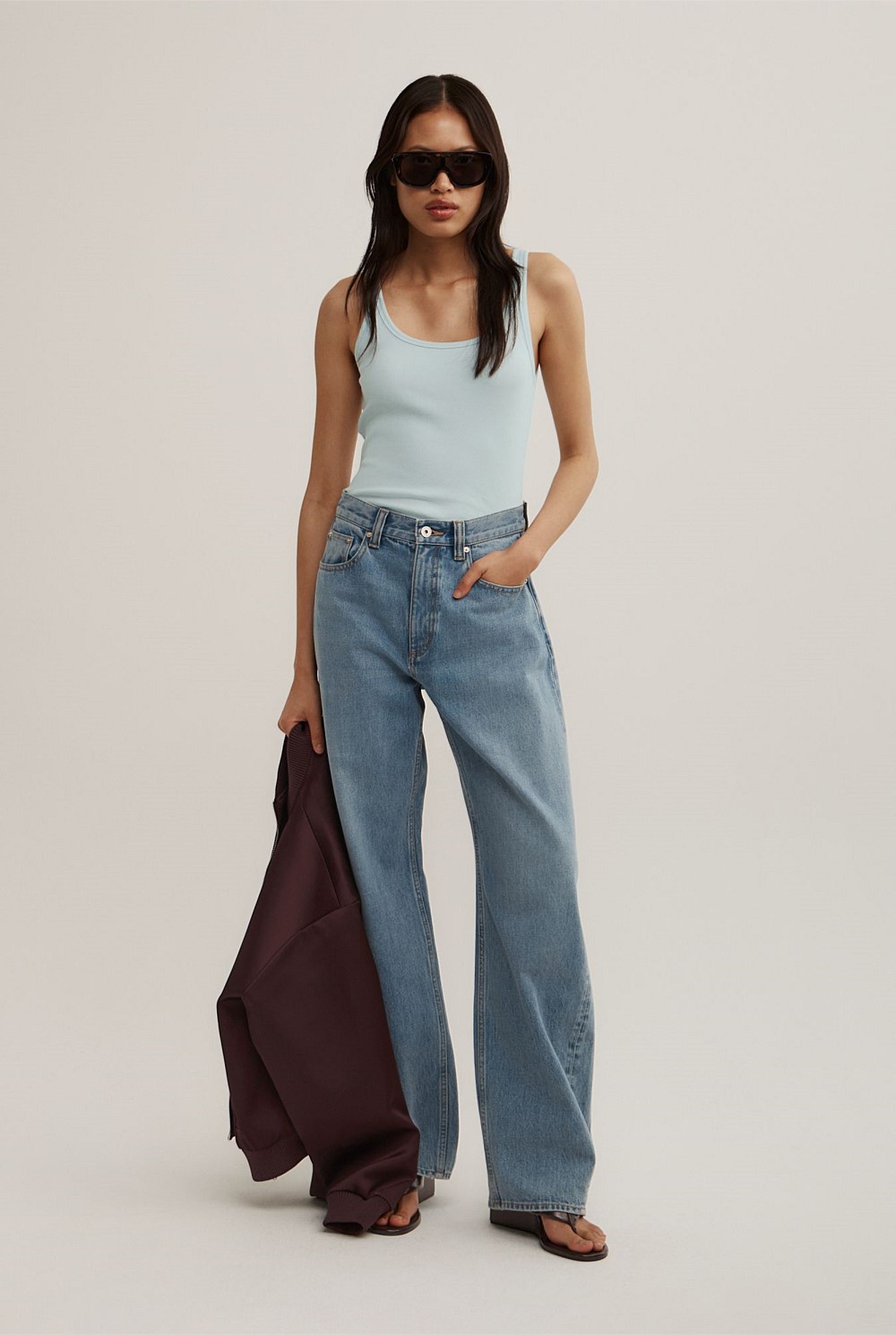 Fine Scoop Neck Tank