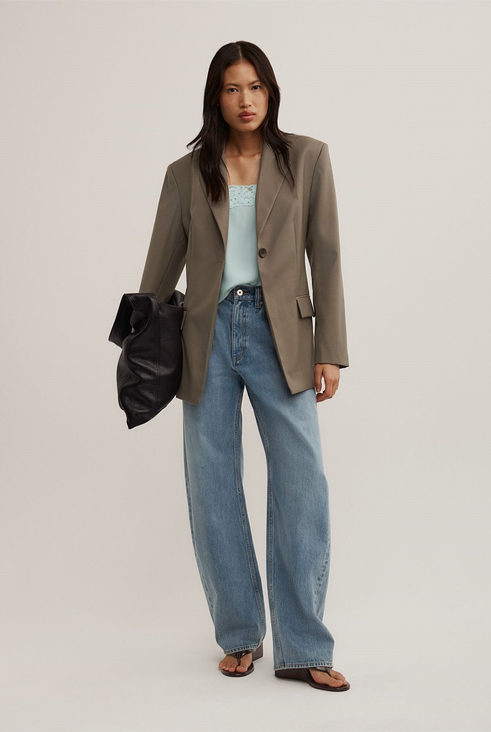 Tab Detail Blazer