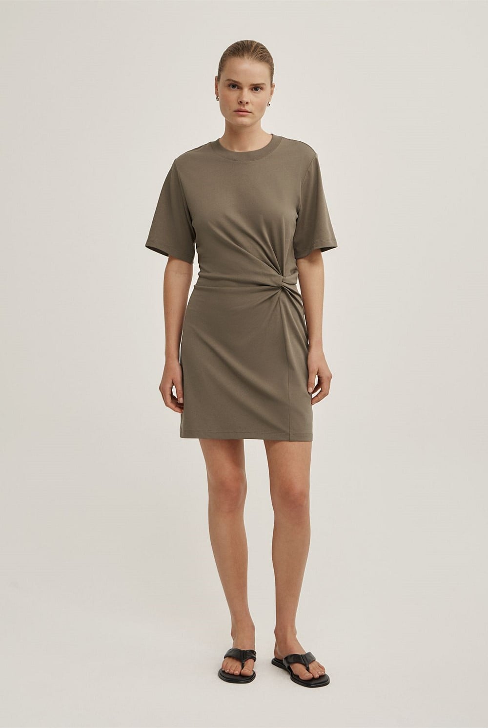 Twist Detail Mini Dress