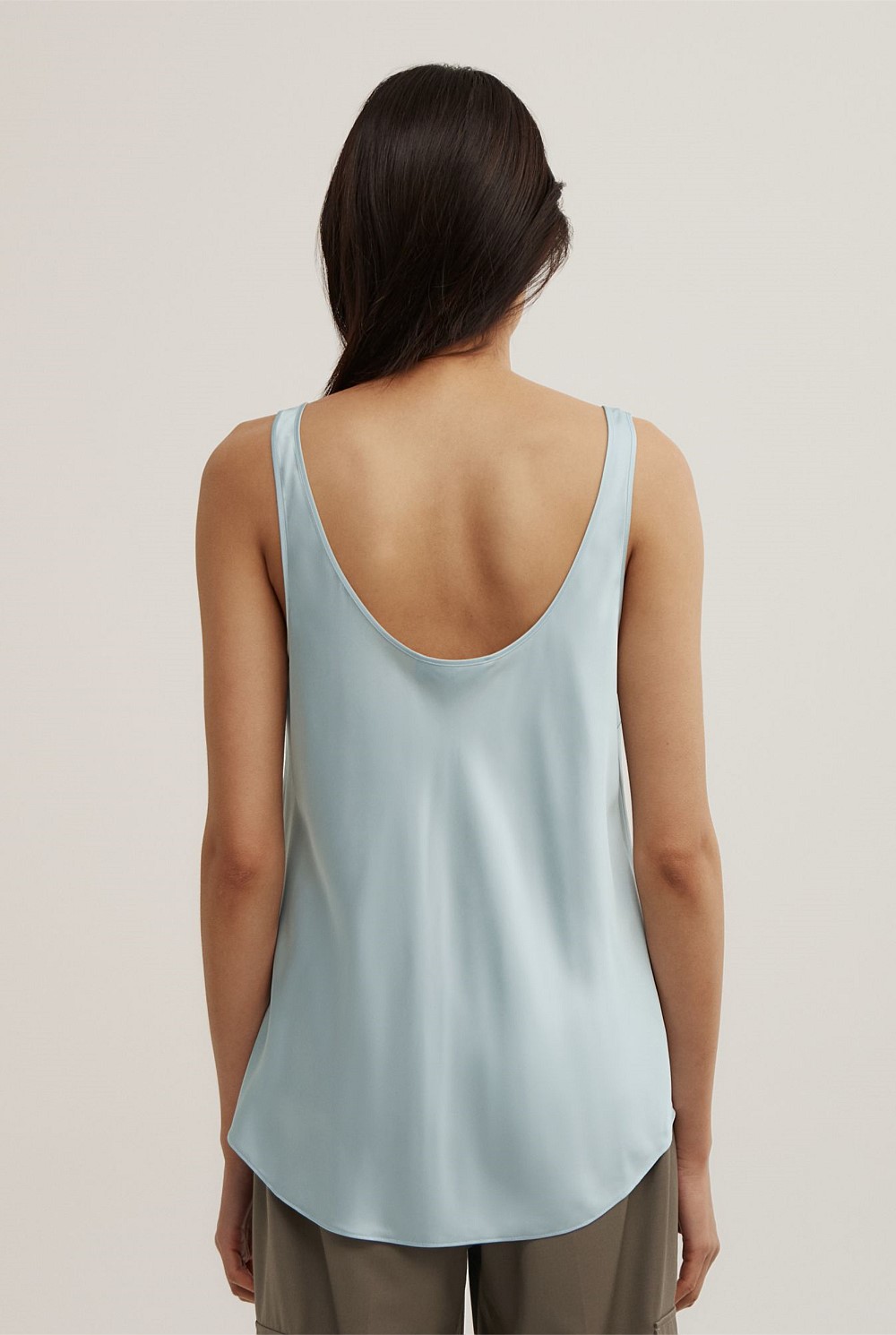 Satin Tank Top