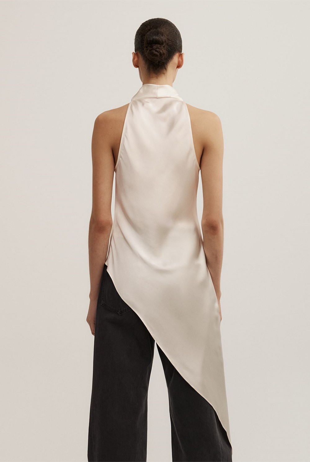 Asymmetric Halter Tunic