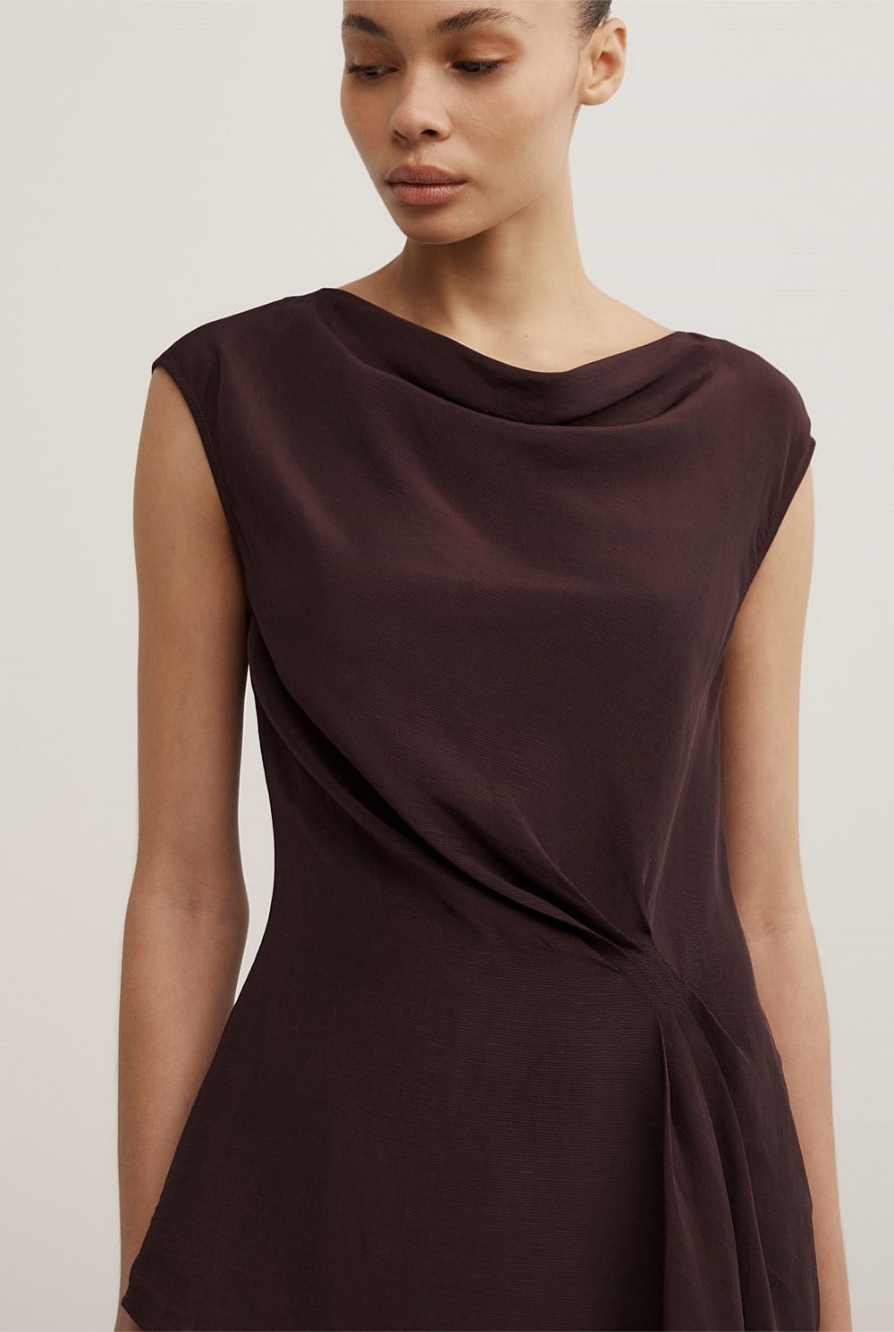 Tuck Drape Shirt