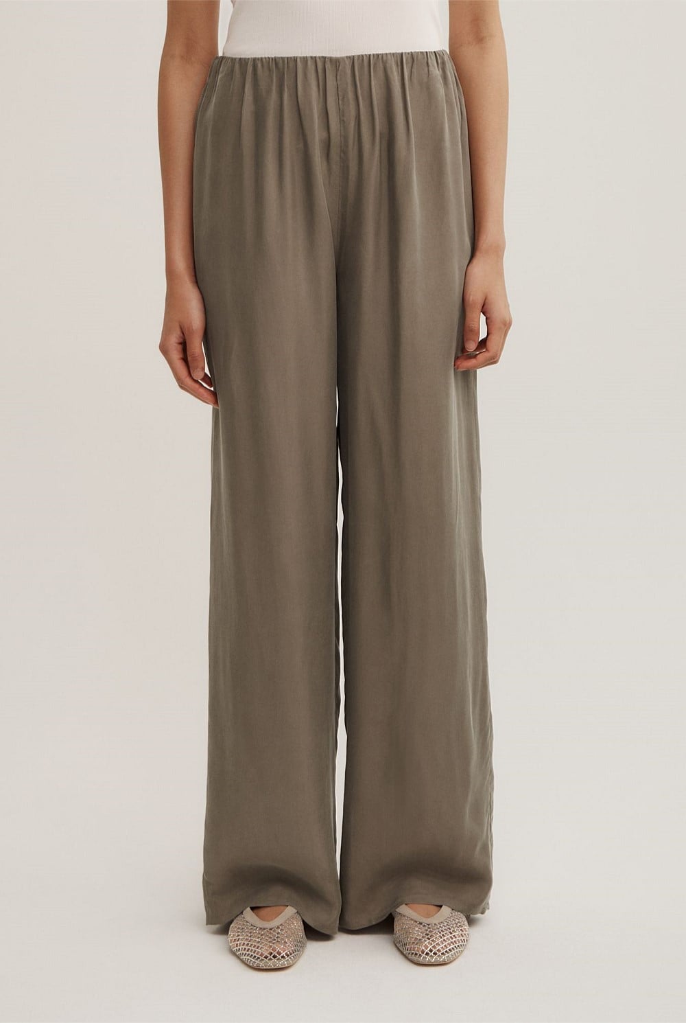 Pull On Cupro Pant