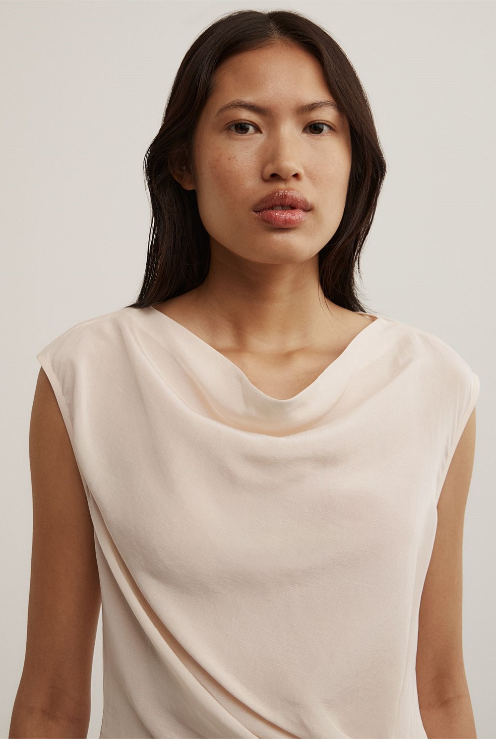 Tuck Drape Shirt