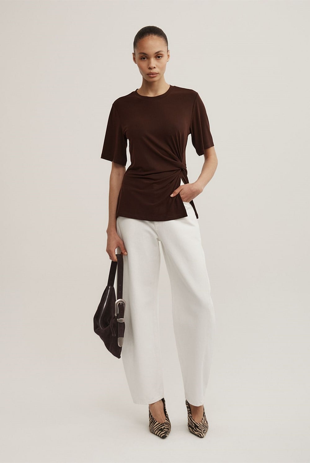Twist Detail T-Shirt