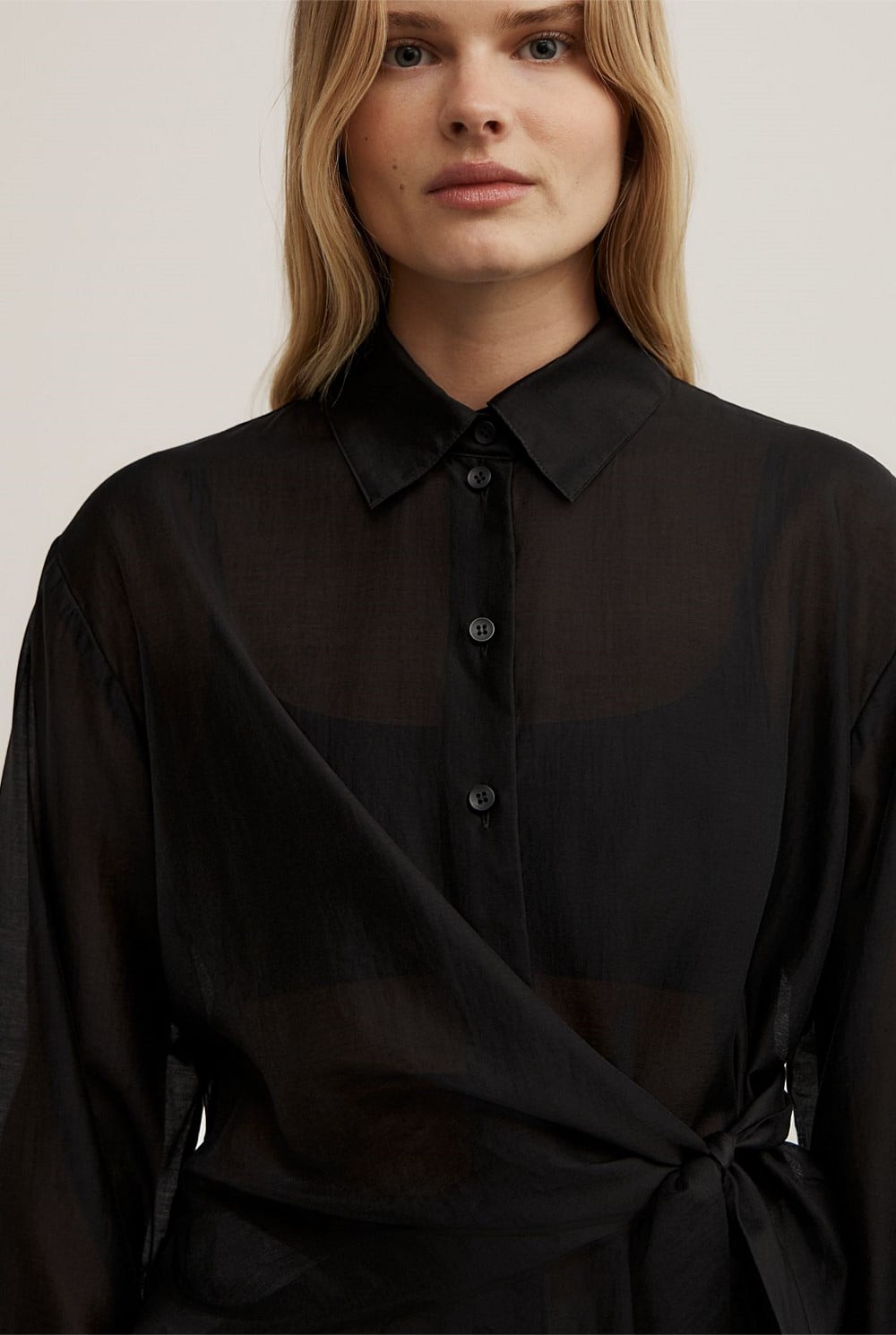 Button Tie Up Shirt