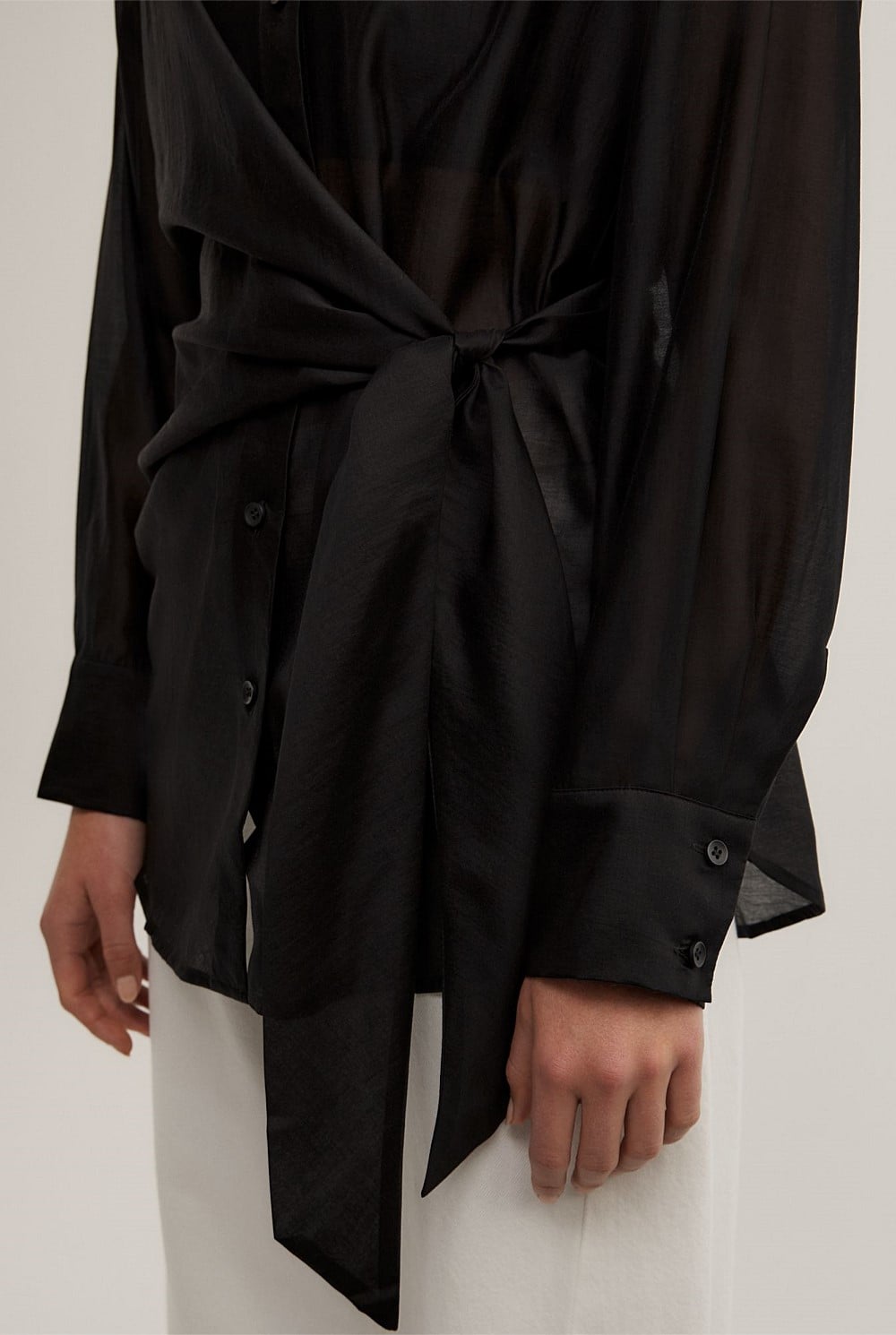 Button Tie Up Shirt