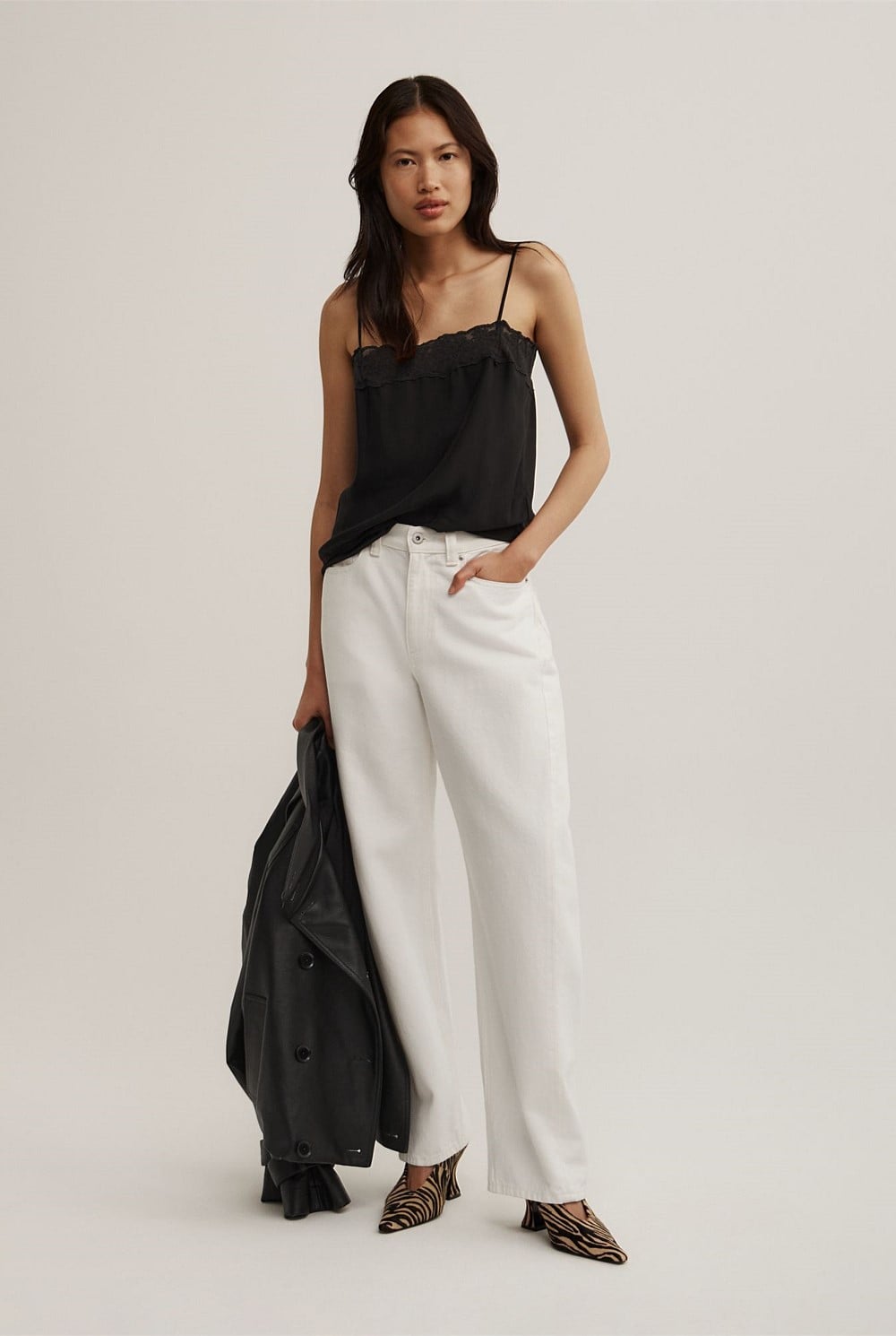 Cropped Lace Camisole