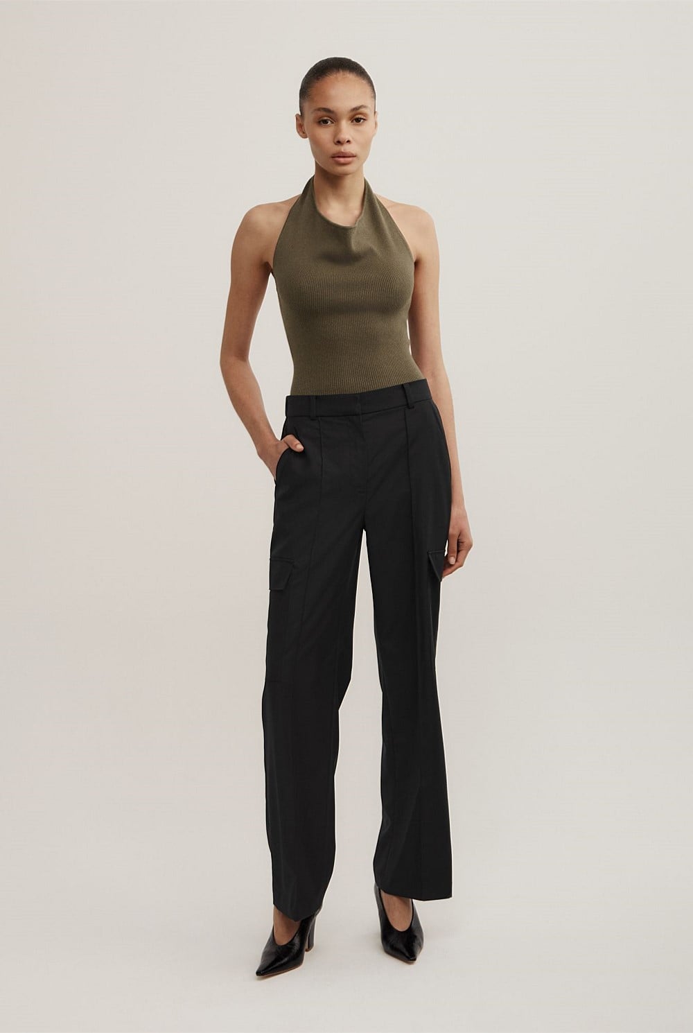 Halter Knit Top