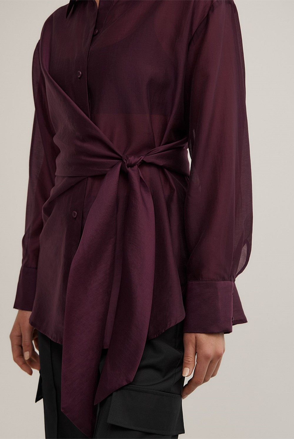 Button Tie Up Shirt