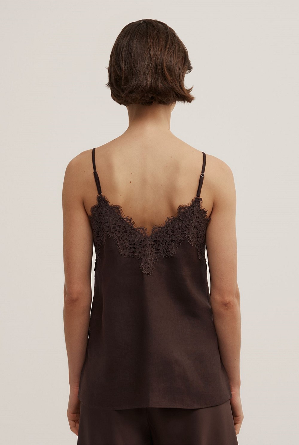 Linen Lace Camisole