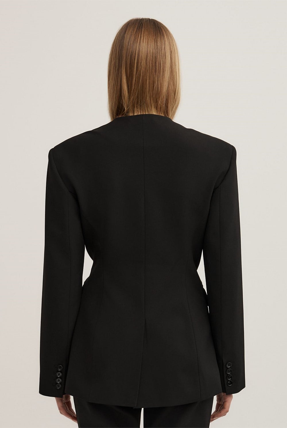 Long Sleeve Wrap Blazer