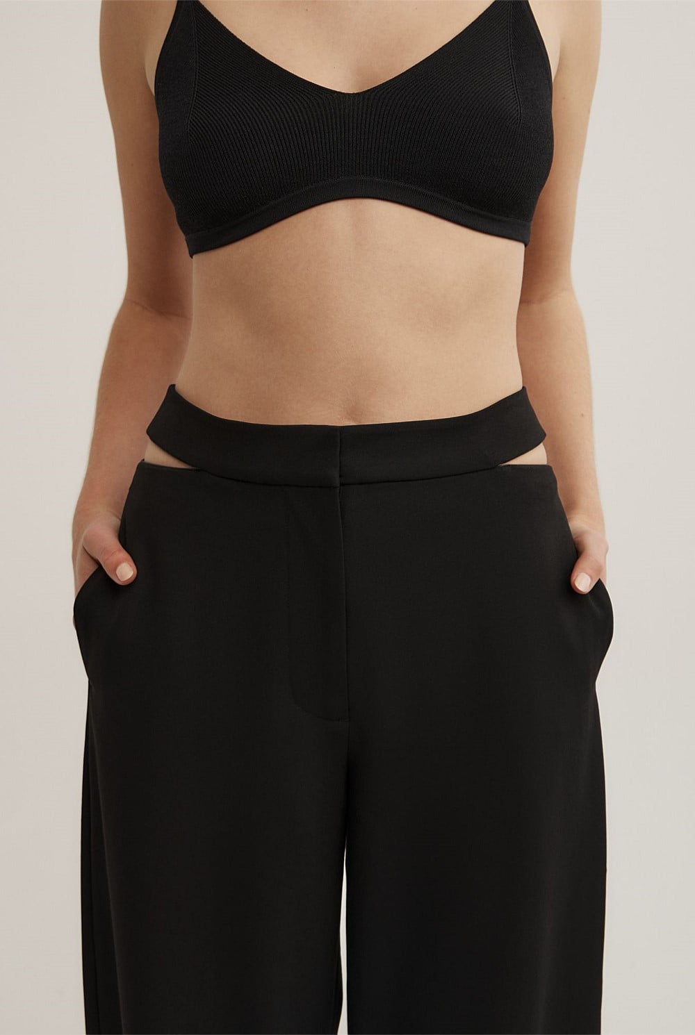 Zip Waist Pant