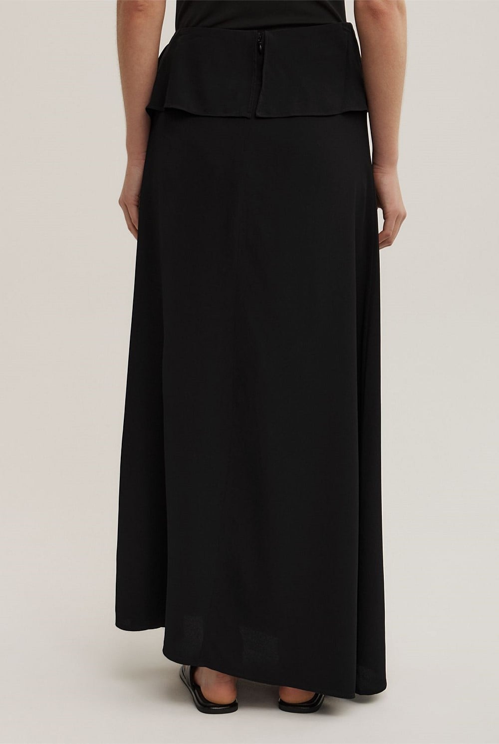 Wrapped Maxi Skirt