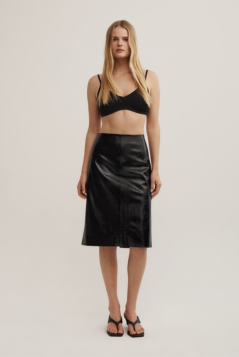 Split Midi Skirt
