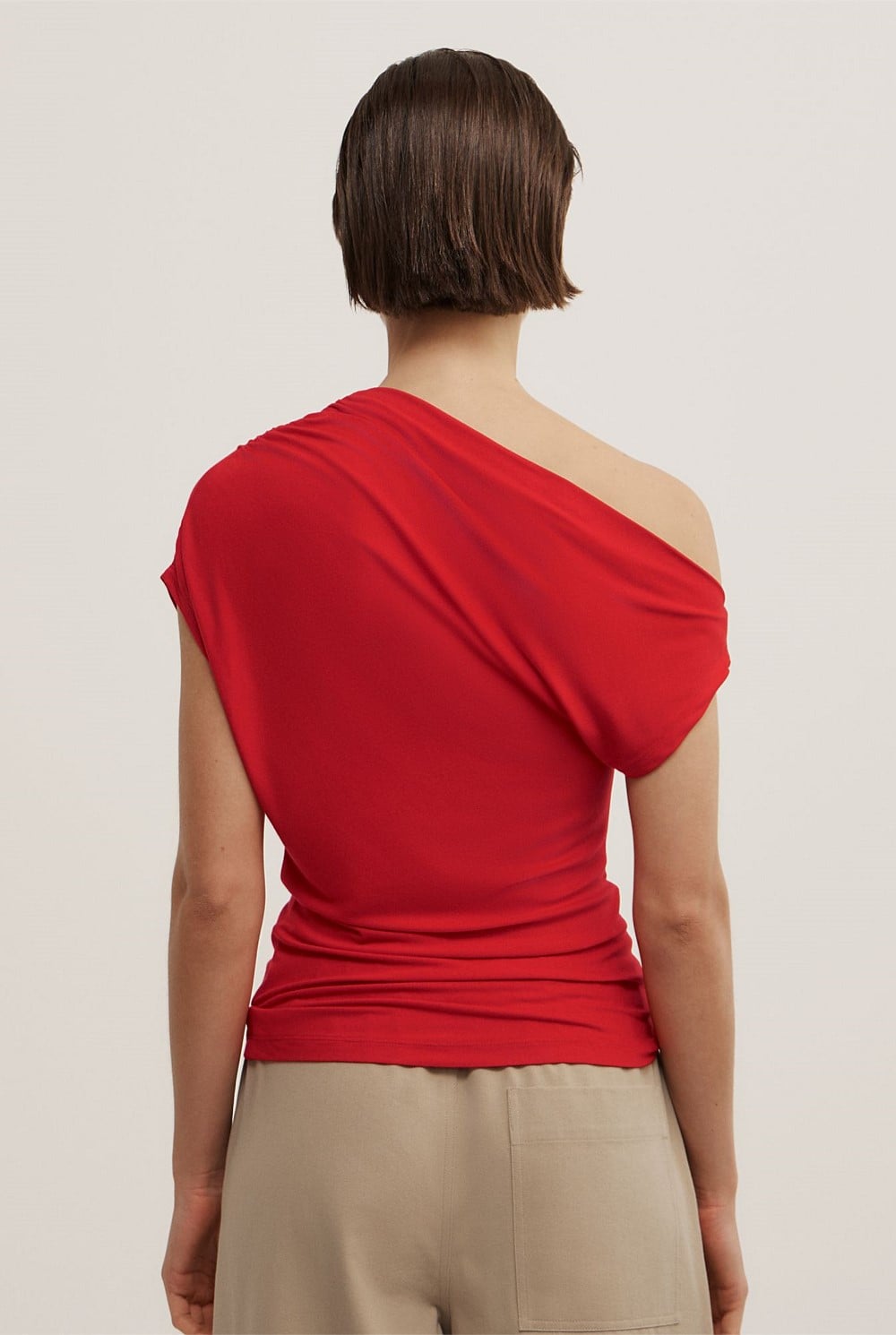 Asymmetric Jersey Top