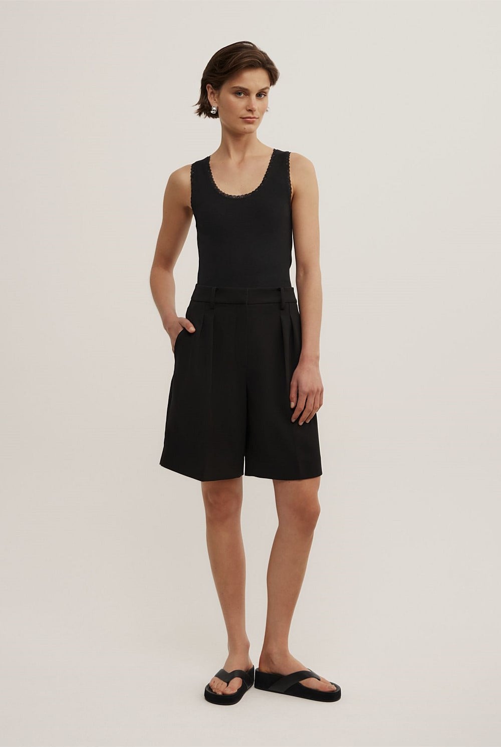 Lace Trim Tank