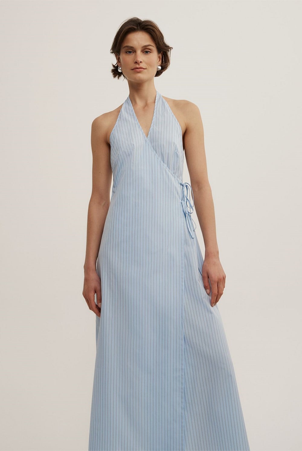 Halter Wrap Dress