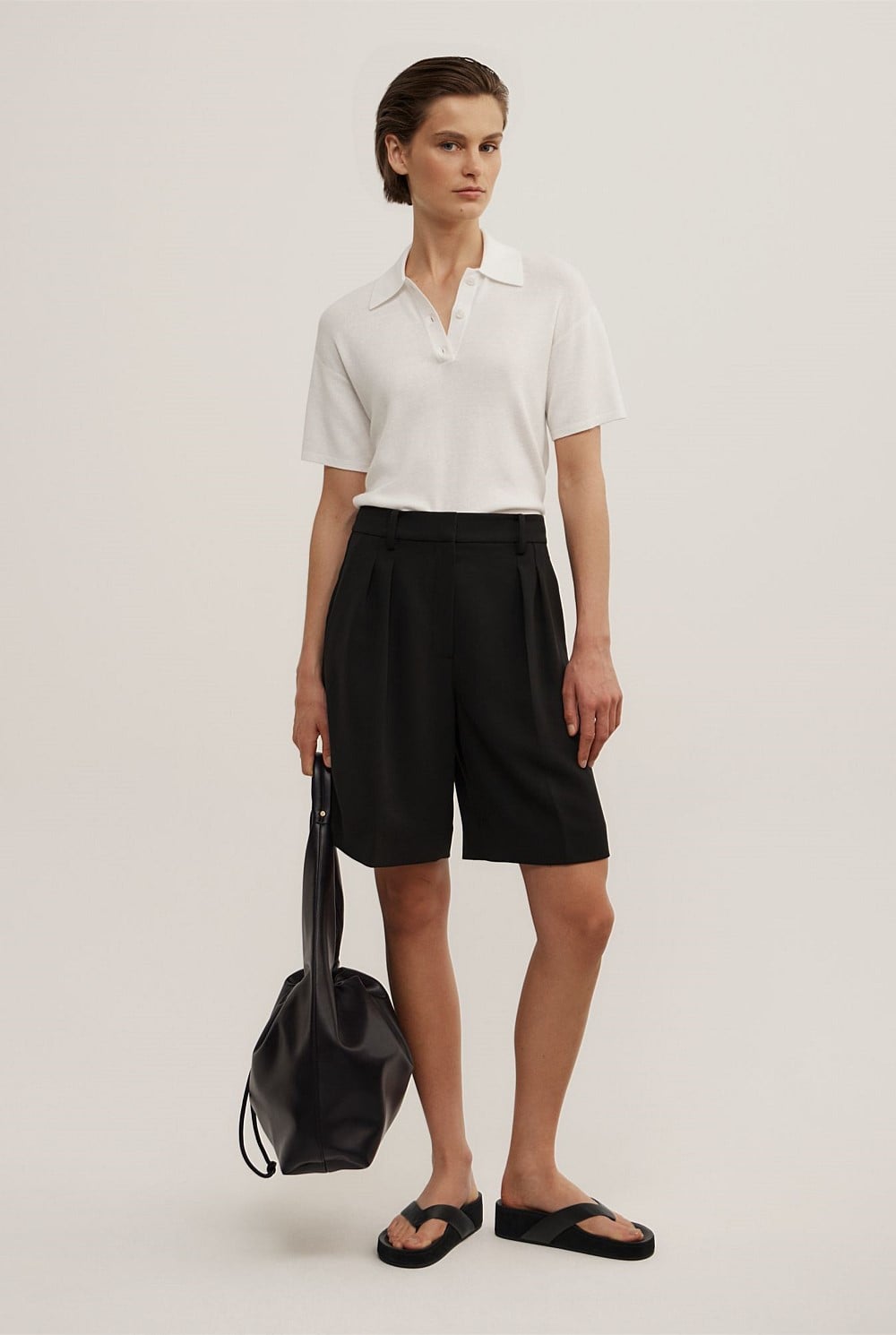 Knit Short Sleeve Polo