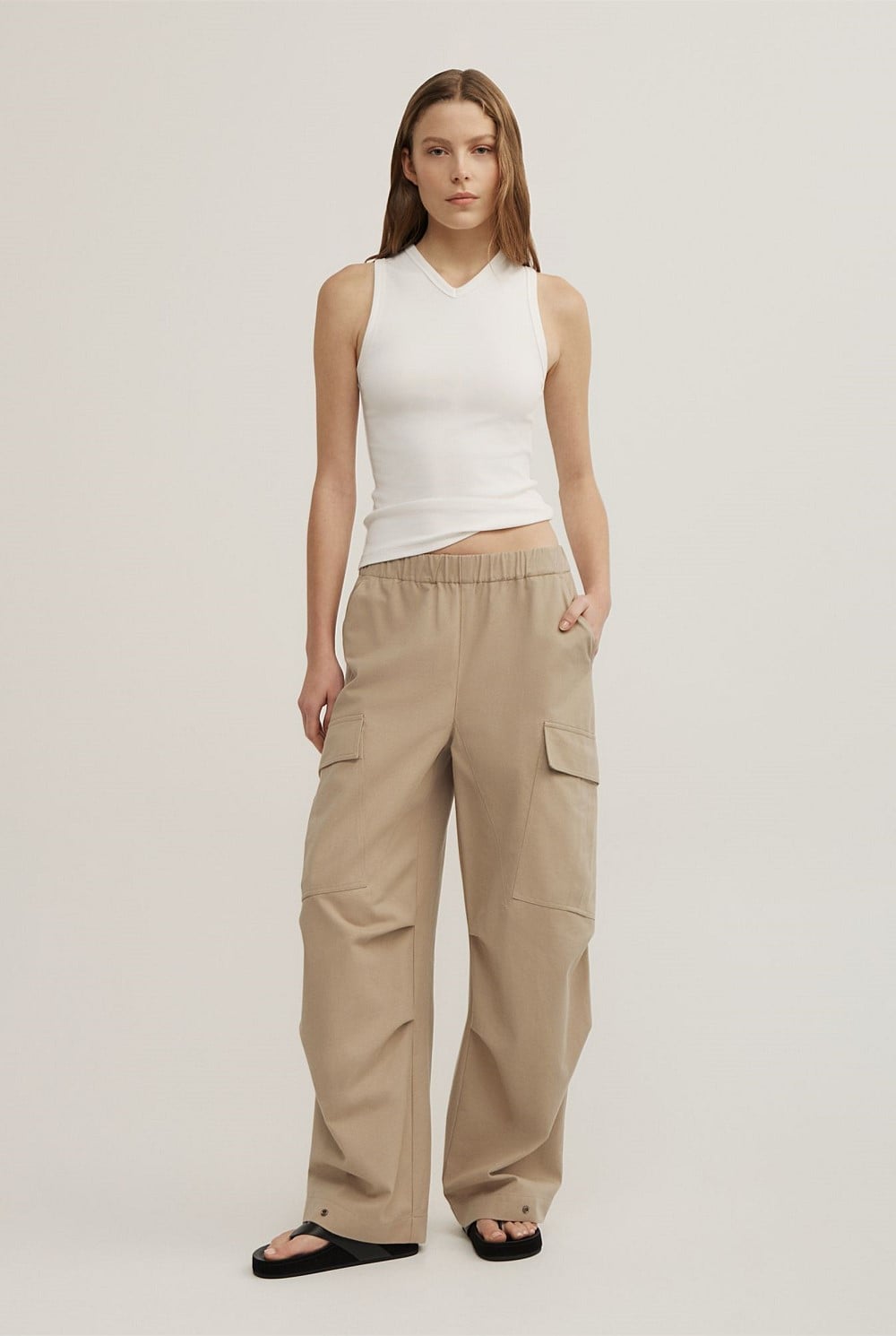 High V-Neck Tank