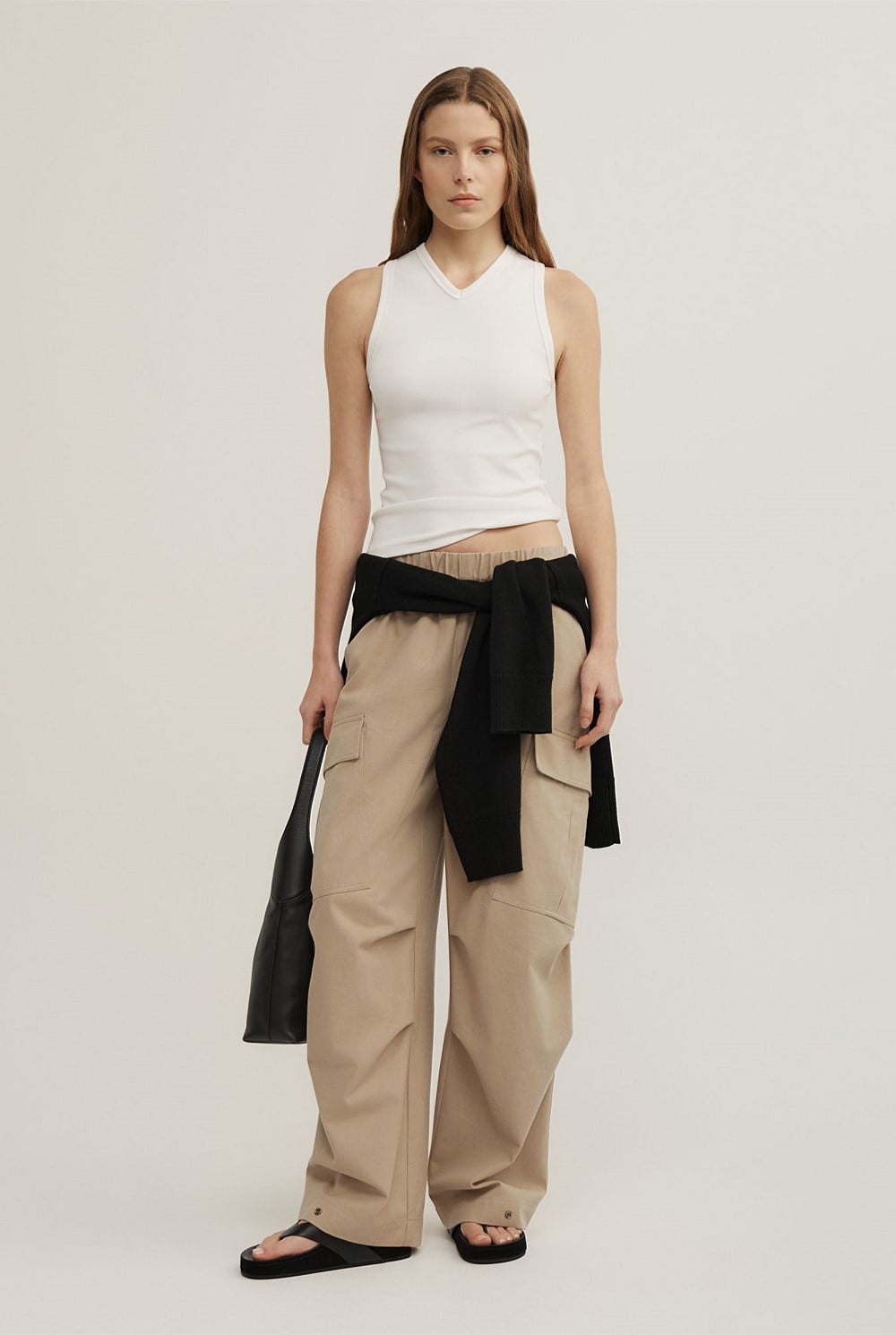 High V-Neck Tank