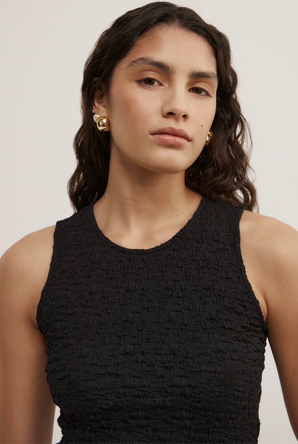 Textured Jersey Tank