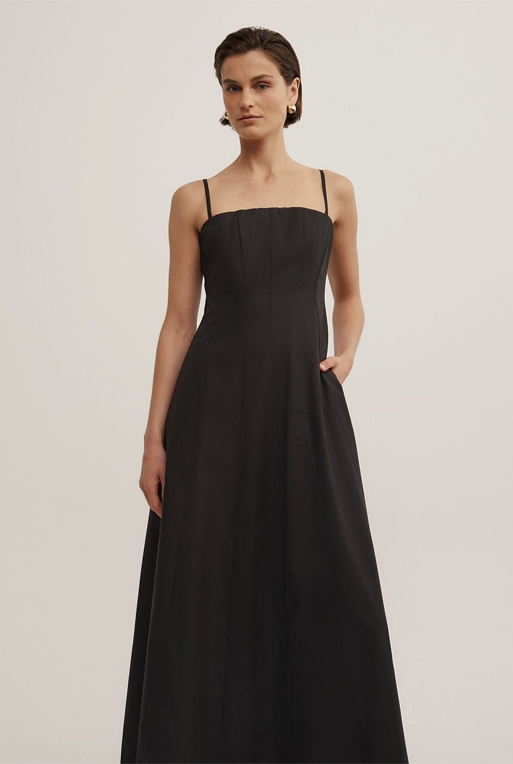 Strapless Panel Dress