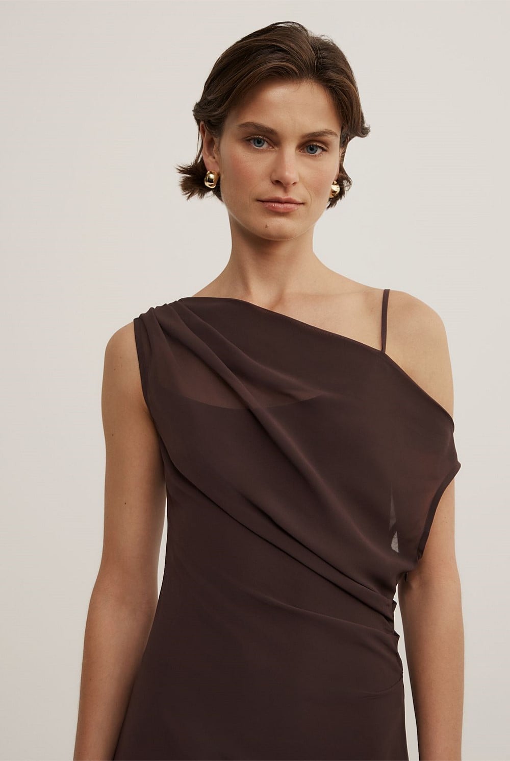 Soft Asymmetric Dress