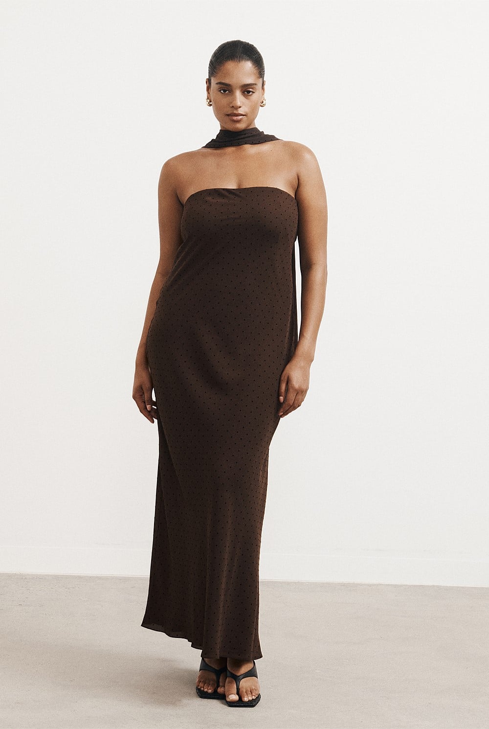 Scarf Maxi Dress