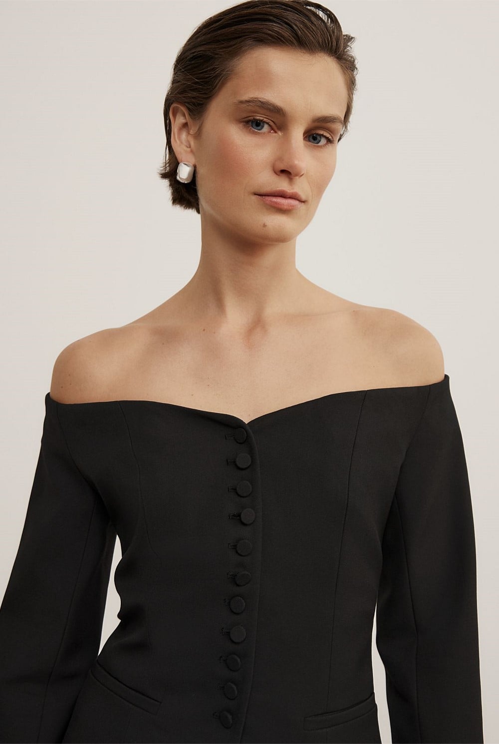 Off Shoulder Jacket