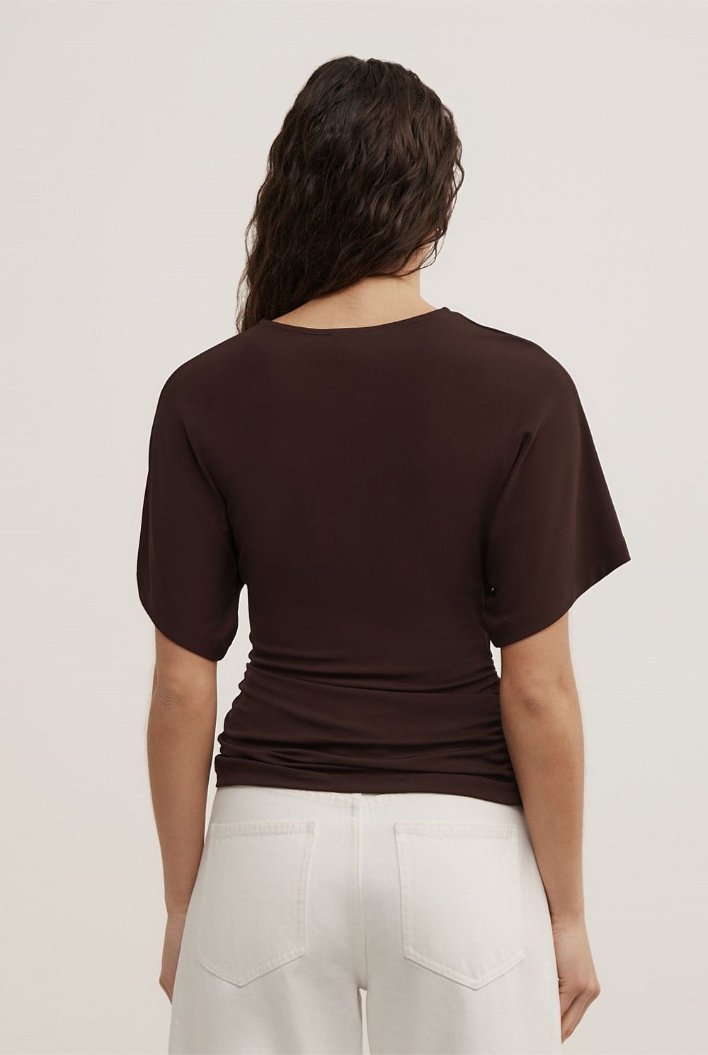 Batwing Gather T-Shirt