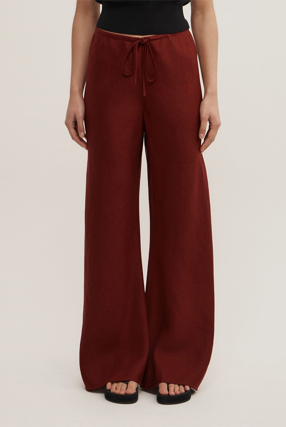 Bias Linen Pants