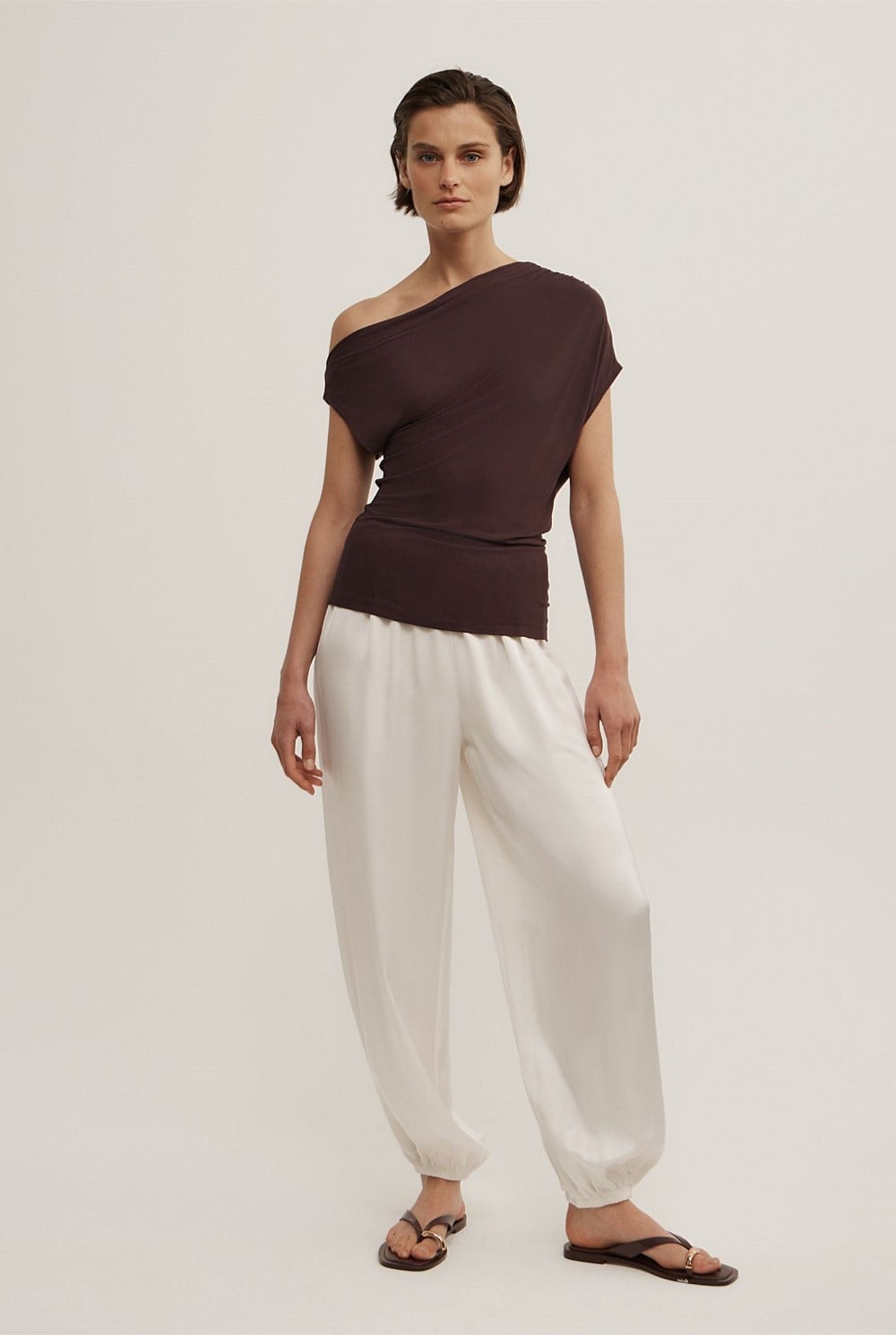 Asymmetric Jersey Top