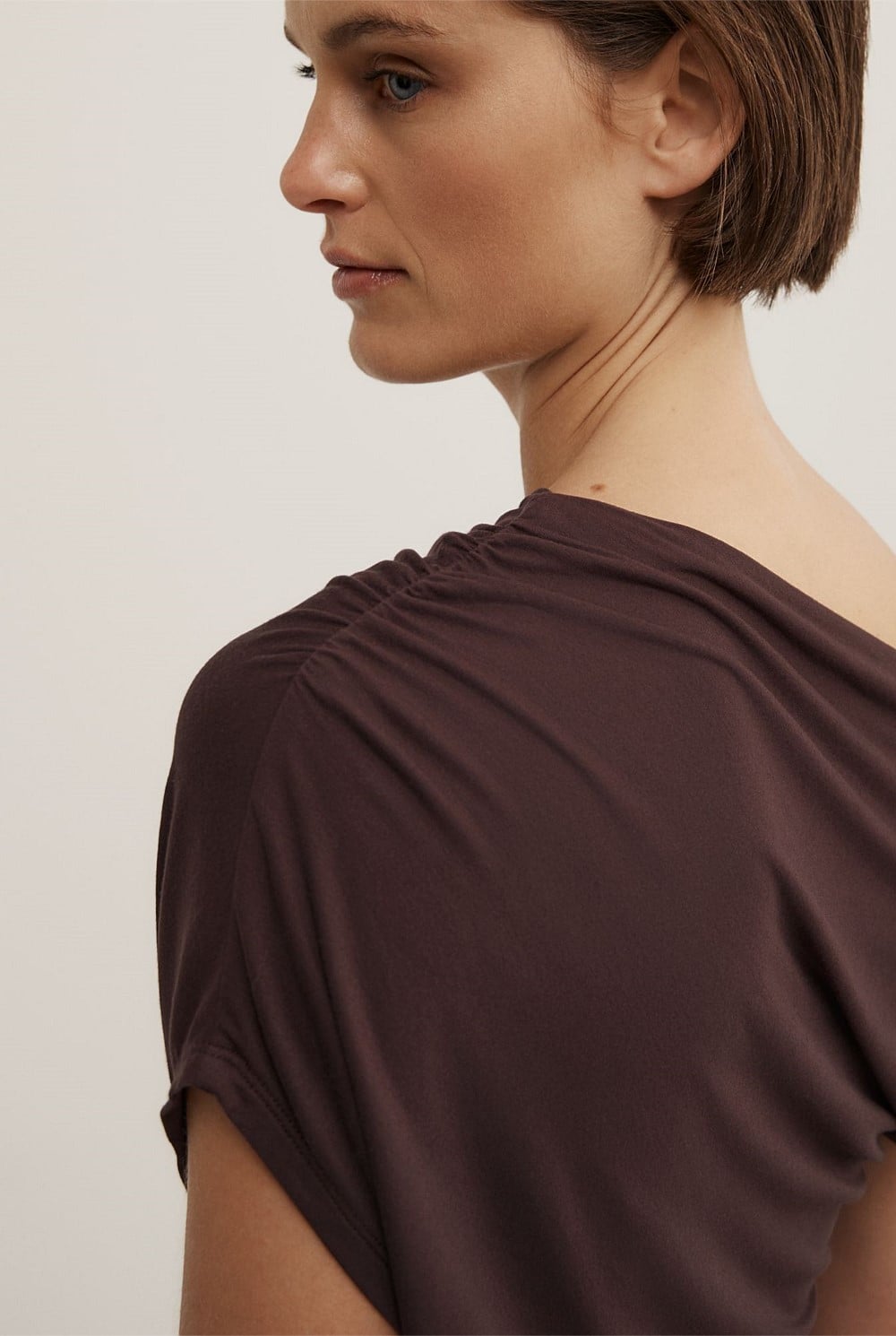 Asymmetric Jersey Top