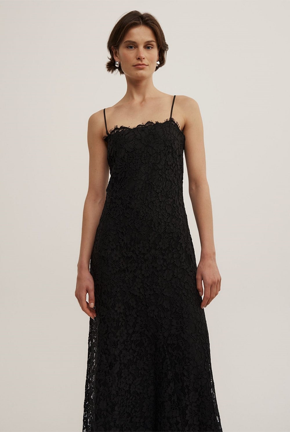 Lace Panel Dress