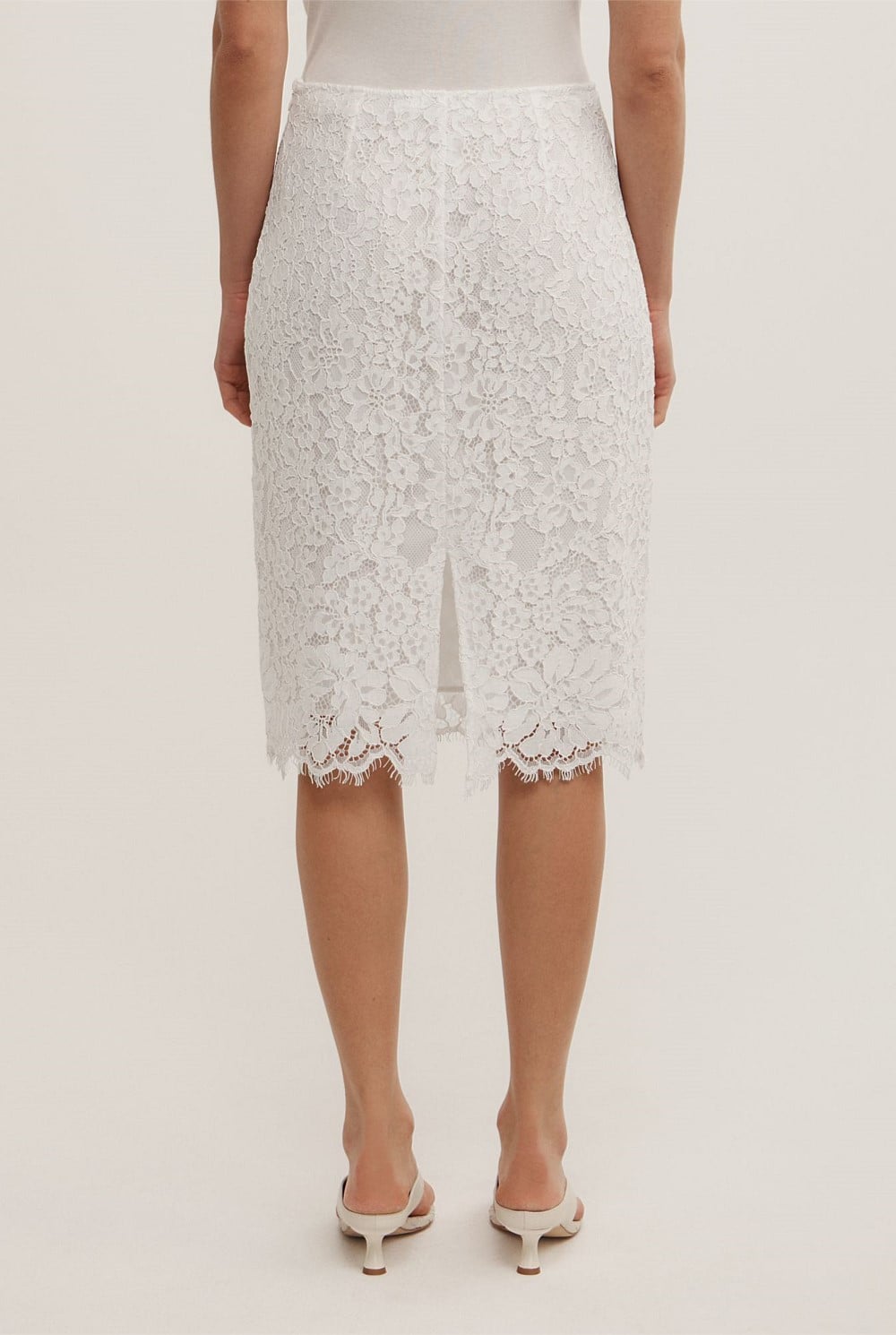 Lace Midi Skirt
