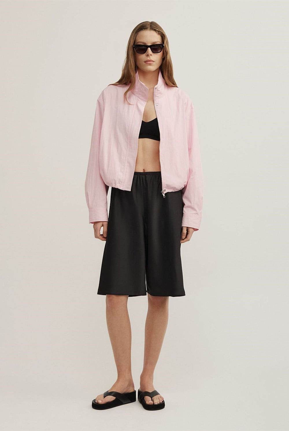 Funnel Zip Through Jacket