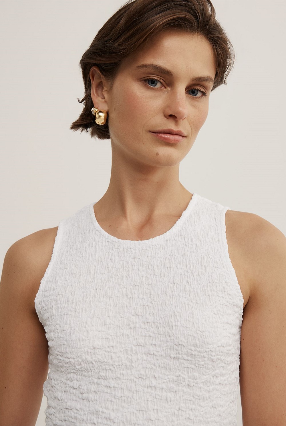 Textured Jersey Tank