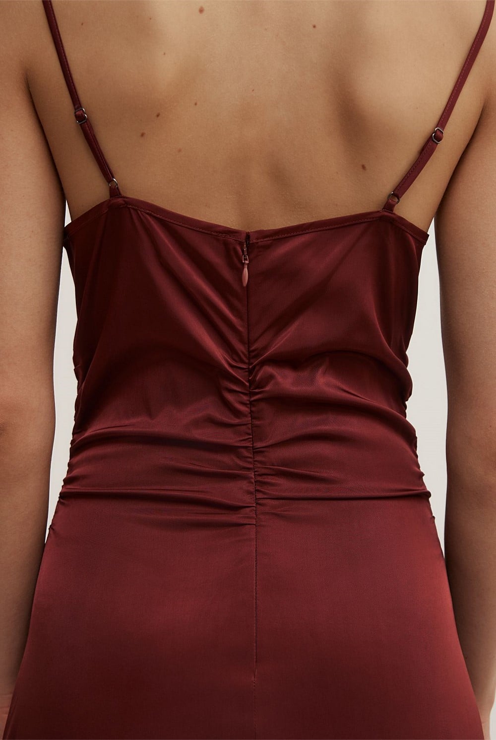 Gather Slip Dress
