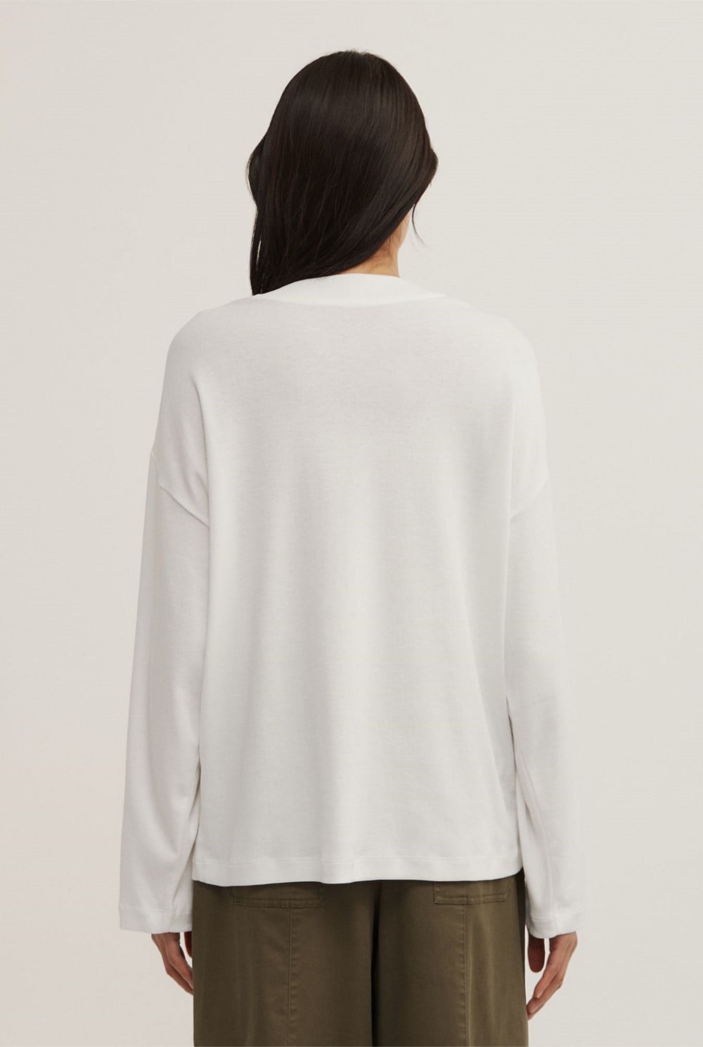 High V Long Sleeve T-Shirt