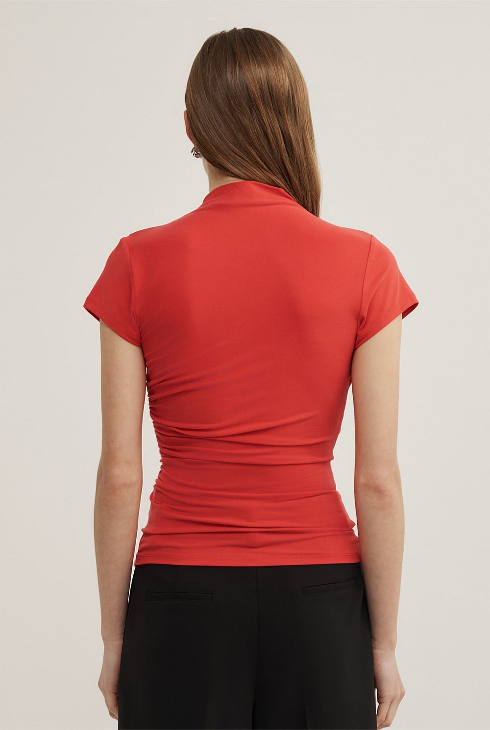 Wrap Cap Sleeve T-Shirt