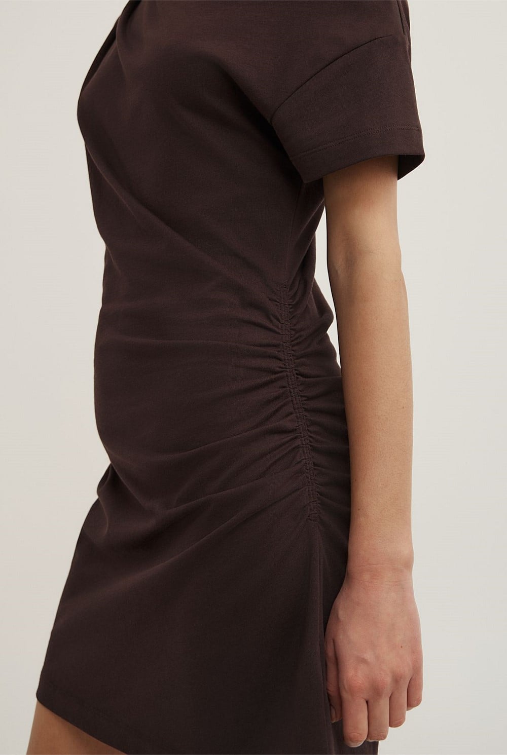 Asymmetric T-Shirt Mini Dress