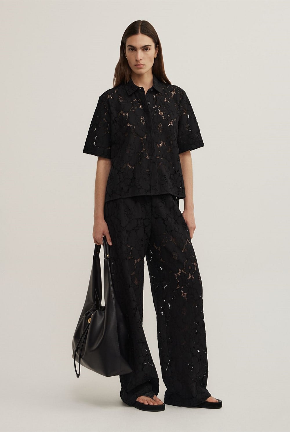 Lace Relaxed Shirt